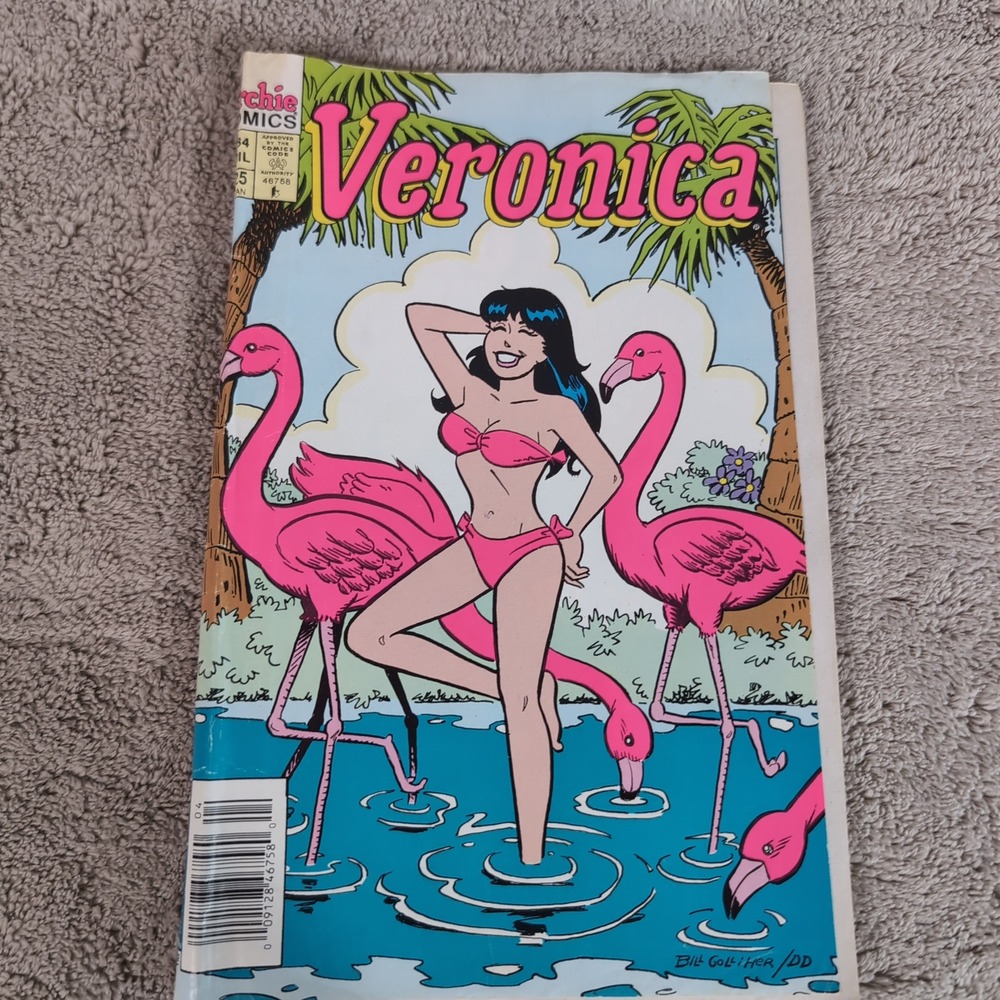 Archie Comics Veronica No 34 April 1994 Flamingo Cover Bill Golliher Vintage